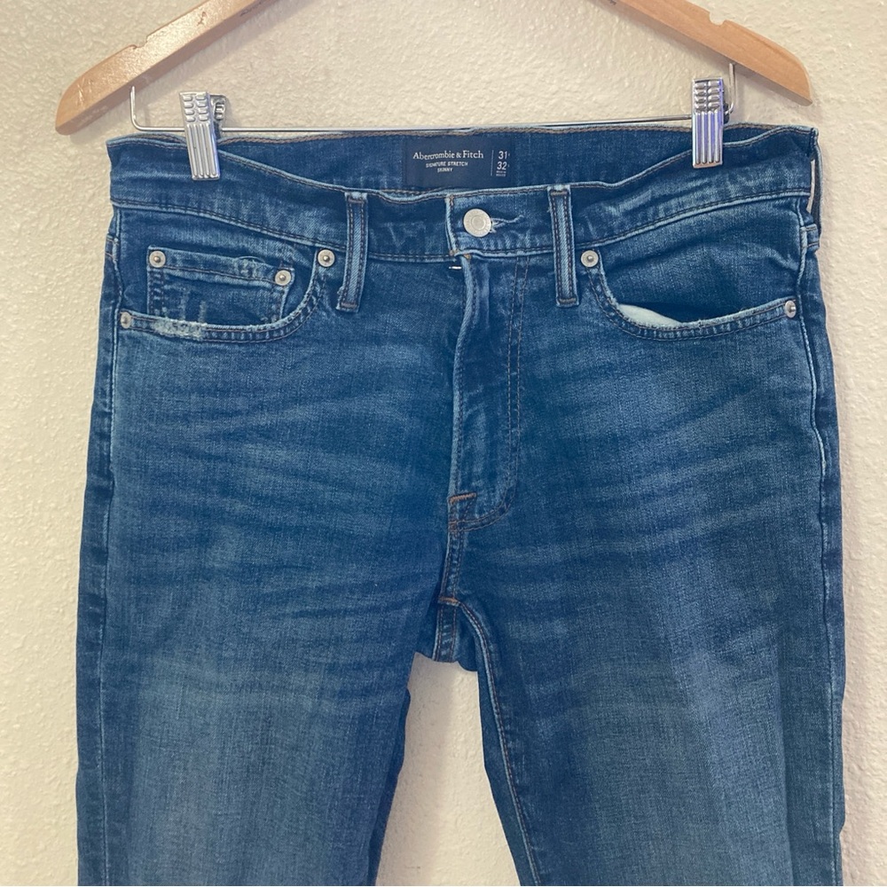 Abercrombie & Fitch Women’s Jeans Signature Strech Skinny 31w 32L - Picture 3 of 16